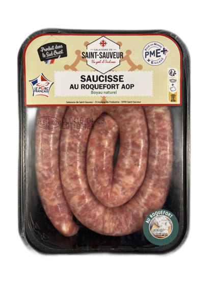 La saucisse au roquefort AOP