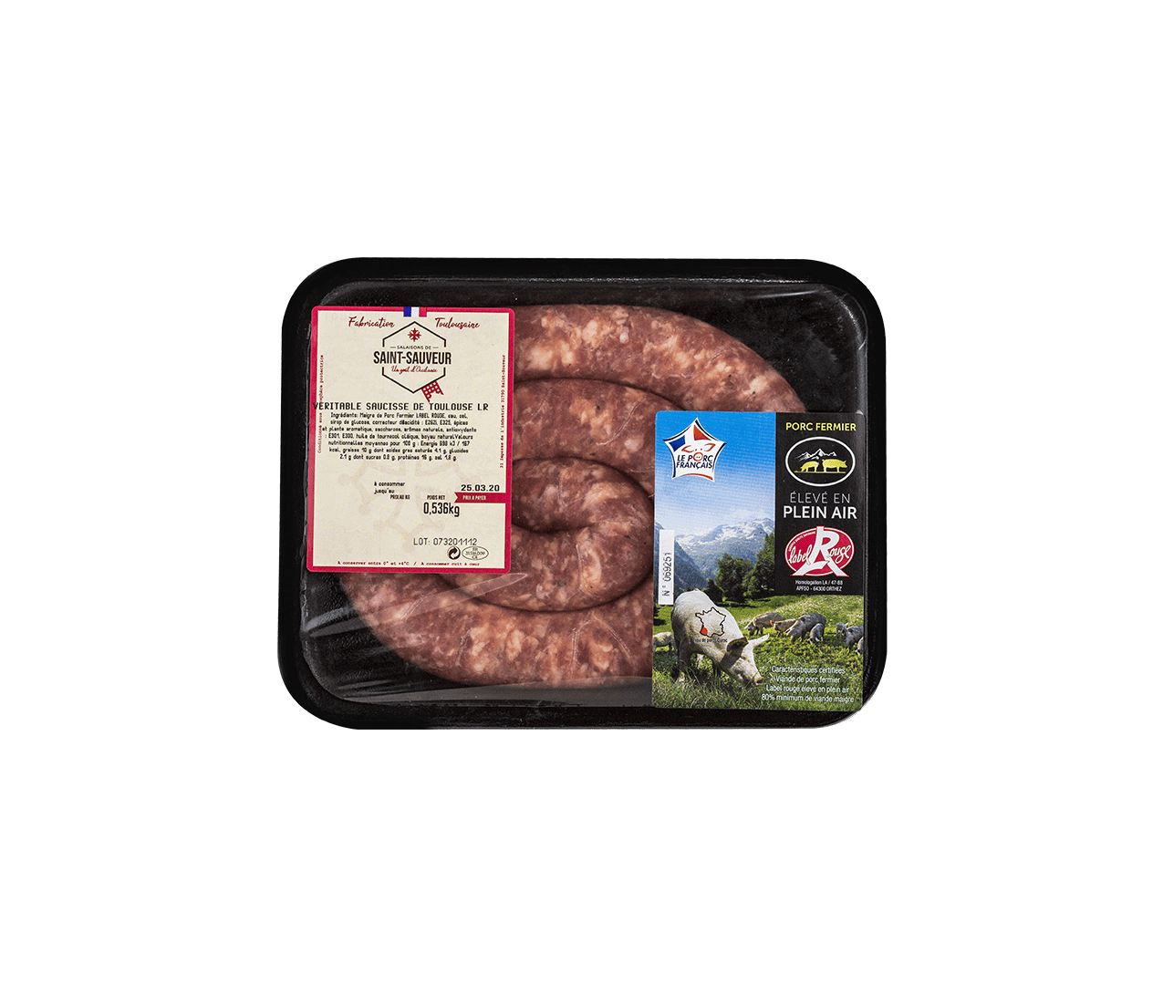 La saucisse fine Label Rouge Salaisons de Saint-Sauveur